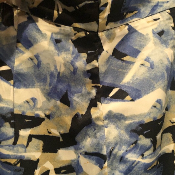 🆕Harve Bernard silky wideleg floral pants SzL E9 - Picture 10 of 10